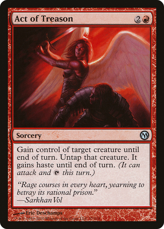 Act of Treason (DPA-037) - Duels of the Planeswalkers - Premium MTG Single from Wizards of the Coast - Just $0.08! Shop now at Game Crave Tournament Store