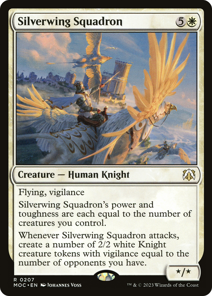 Silverwing Squadron (MOC-207) - March of the Machine Commander - Premium MTG Single from Wizards of the Coast - Just $0.08! Shop now at Game Crave Tournament Store