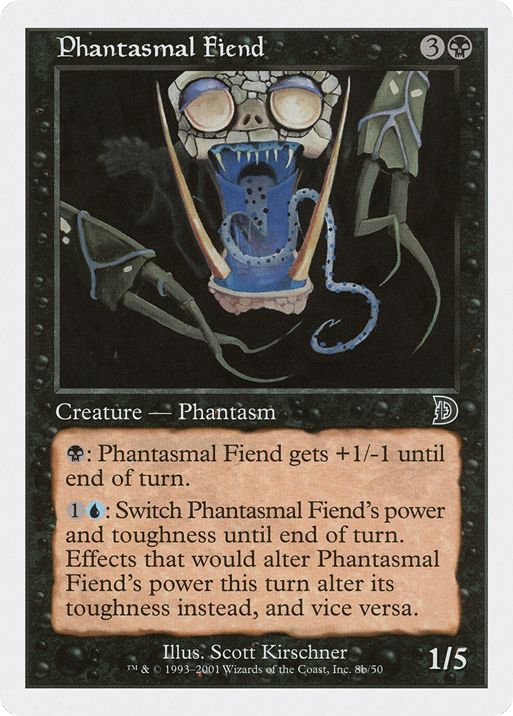 Phantasmal Fiend (DKM-08B) - Deckmasters - Premium MTG Single from Wizards of the Coast - Just $0.08! Shop now at Game Crave Tournament Store