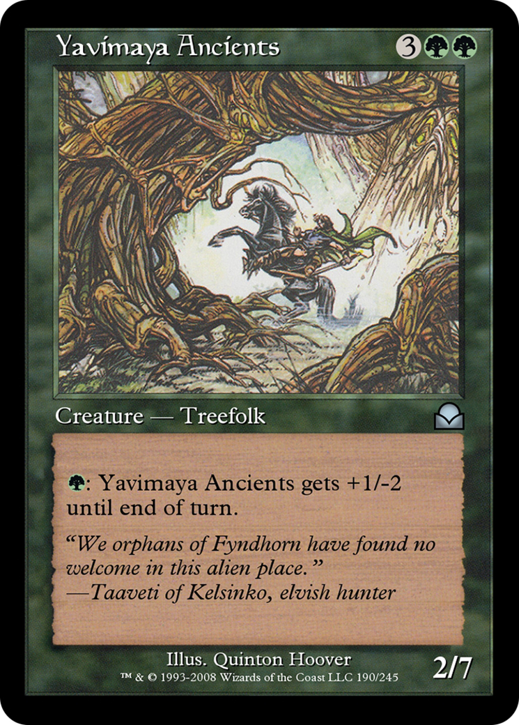 Yavimaya Ancients (ME2-190) - Masters Edition II - Premium MTG Single from Wizards of the Coast - Just $0! Shop now at Game Crave Tournament Store