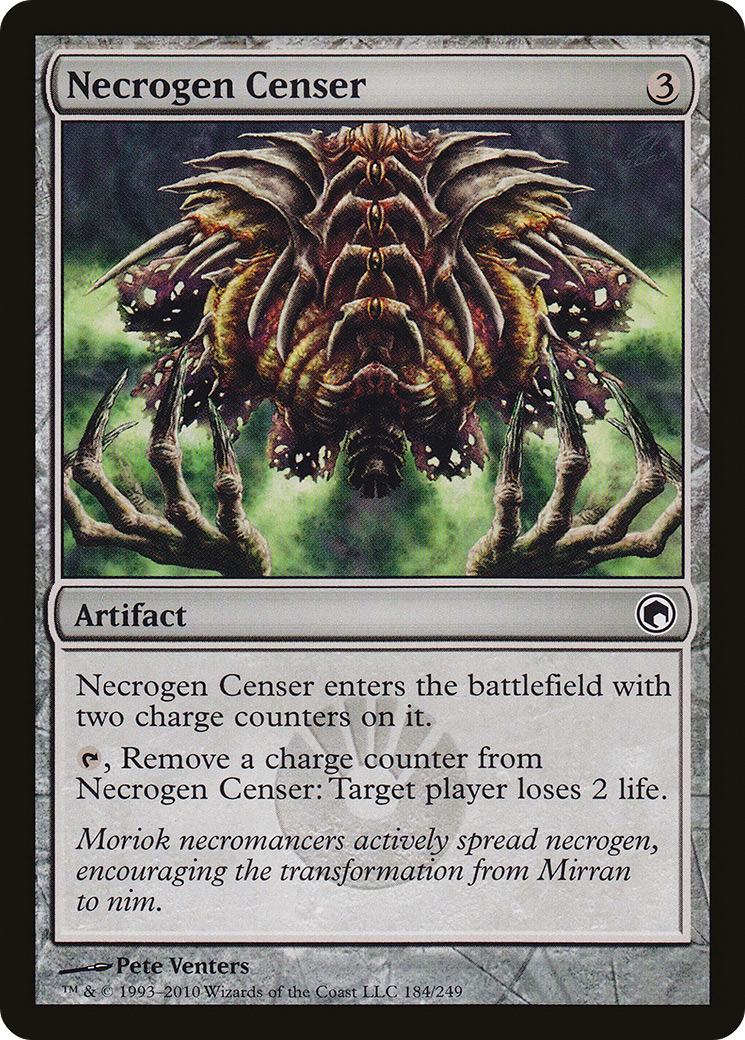 Necrogen Censer (SOM-184) - Scars of Mirrodin - Premium MTG Single from Wizards of the Coast - Just $0.08! Shop now at Game Crave Tournament Store