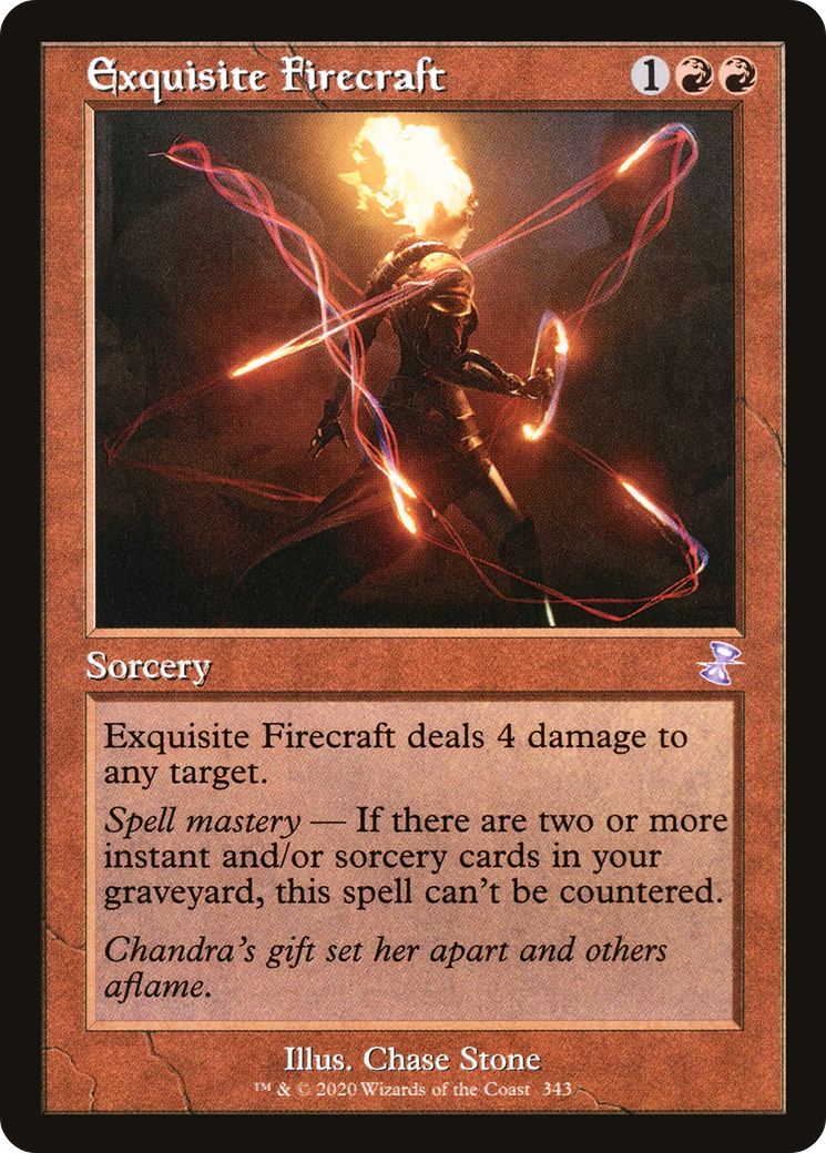 Exquisite Firecraft (TSR-343) - Time Spiral Remastered - Premium MTG Single from Wizards of the Coast - Just $0.27! Shop now at Game Crave Tournament Store