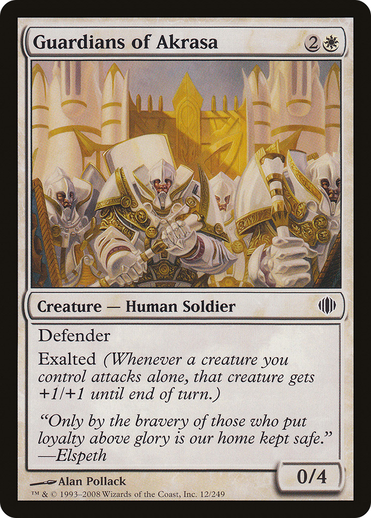 Guardians of Akrasa (ALA-012) - Shards of Alara - Premium MTG Single from Wizards of the Coast - Just $0.08! Shop now at Game Crave Tournament Store