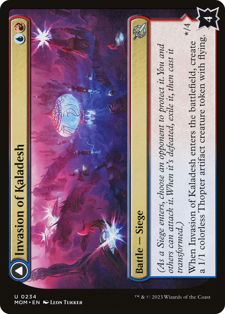 Invasion of Kaladesh // Aetherwing, Golden-Scale Flagship (MOM-234) - March of the Machine Foil - Premium MTG Single from Wizards of the Coast - Just $0.08! Shop now at Game Crave Tournament Store