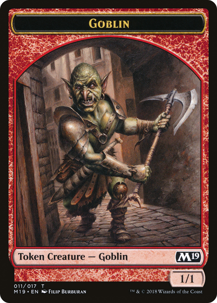 Goblin (TM19-011) - Core Set 2019 Tokens - Premium MTG Single from Wizards of the Coast - Just $0.08! Shop now at Game Crave Tournament Store
