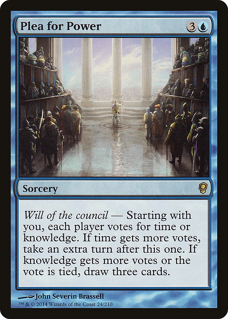 Plea for Power (CNS-024) - Conspiracy - Premium MTG Single from Wizards of the Coast - Just $0.11! Shop now at Game Crave Tournament Store