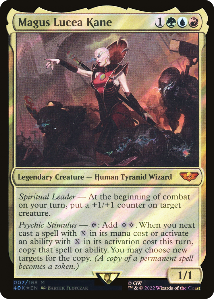 Magus Lucea Kane (40K-007) - Warhammer 40,000 Commander Foil - Premium MTG Single from Wizards of the Coast - Just $10.18! Shop now at Game Crave Tournament Store