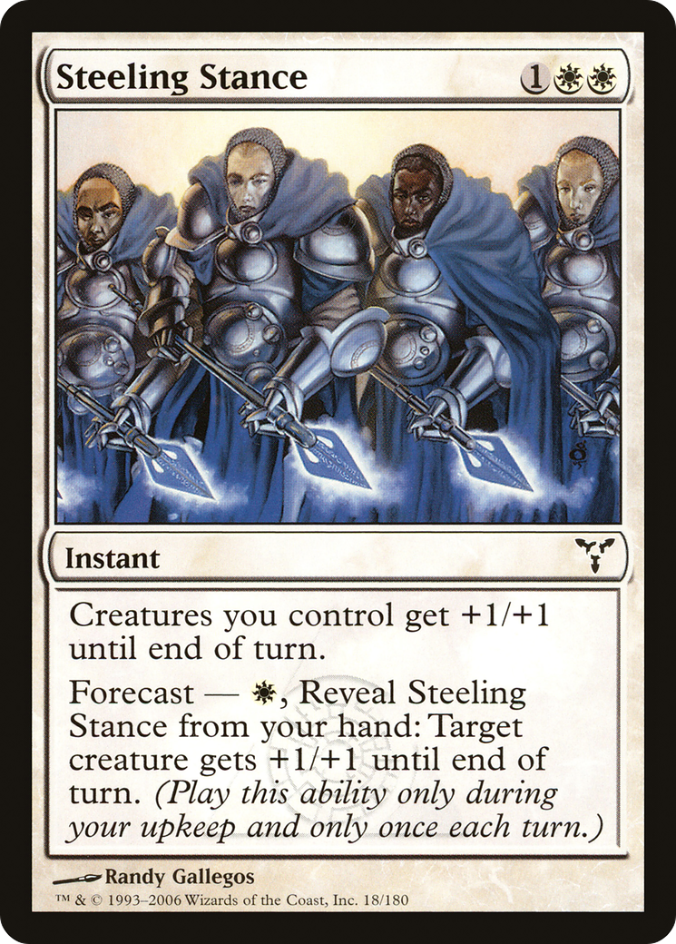 Steeling Stance (DIS-018) - Dissension Foil - Premium MTG Single from Wizards of the Coast - Just $0.38! Shop now at Game Crave Tournament Store