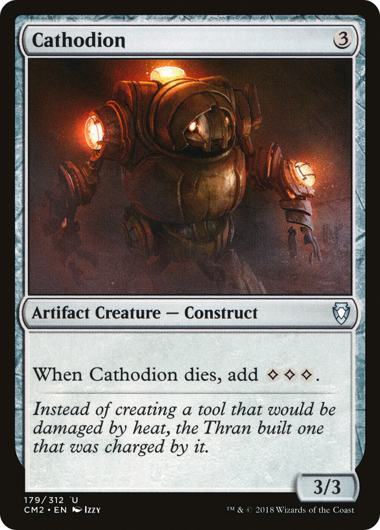 Cathodion (CM2-179) - Commander Anthology Volume II - Premium MTG Single from Wizards of the Coast - Just $0.25! Shop now at Game Crave Tournament Store