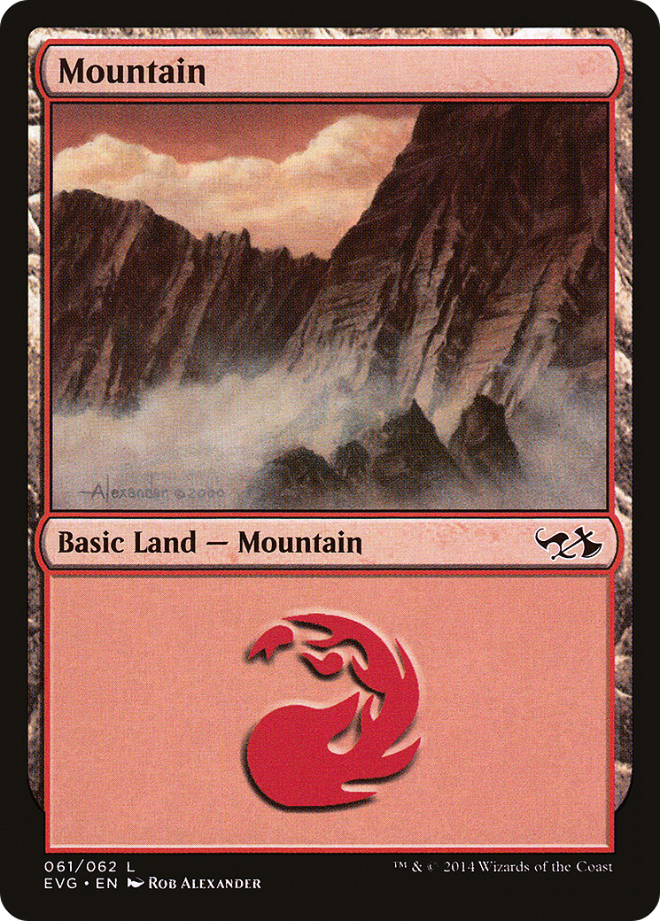 Mountain (EVG-061) - Duel Decks Anthology: Elves vs. Goblins - Premium MTG Single from Wizards of the Coast - Just $0.25! Shop now at Game Crave Tournament Store