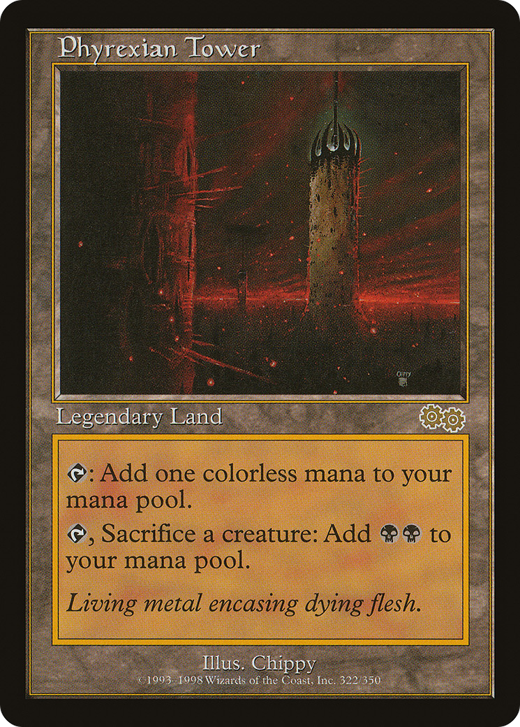 Phyrexian Tower (USG-322) - Urza's Saga - Premium MTG Single from Wizards of the Coast - Just $19.13! Shop now at Game Crave Tournament Store