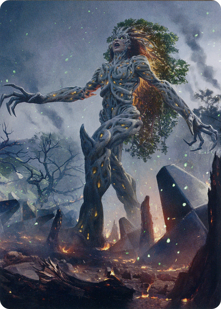 Titania, Gaea Incarnate // Titania, Gaea Incarnate (ABRO-027) - The Brothers' War Art Series (Borderless) Foil - Premium MTG Single from Wizards of the Coast - Just $0! Shop now at Game Crave Tournament Store
