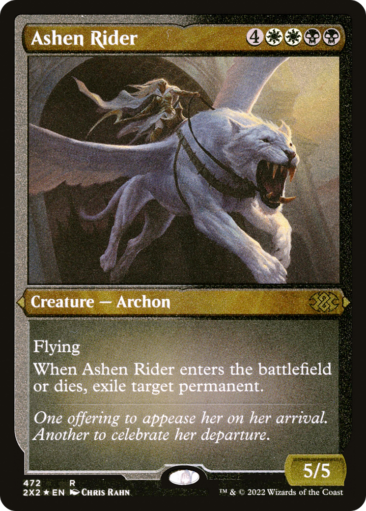 Ashen Rider (2X2-472) - Double Masters 2022 Etched Foil - Premium MTG Single from Wizards of the Coast - Just $0.80! Shop now at Game Crave Tournament Store