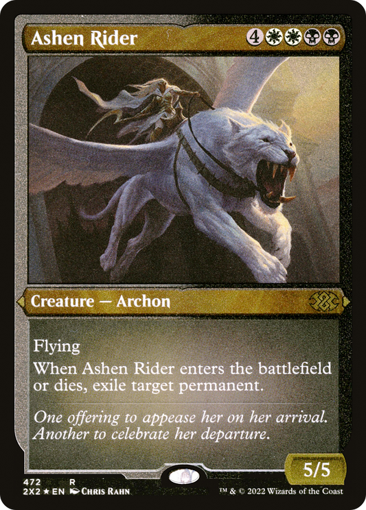 Ashen Rider (2X2-472) - Double Masters 2022 Etched Foil - Premium MTG Single from Wizards of the Coast - Just $0.80! Shop now at Game Crave Tournament Store