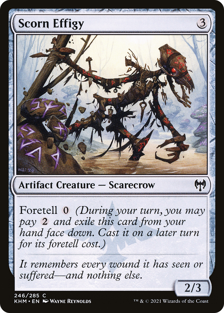 Scorn Effigy (KHM-246) - Kaldheim Foil - Premium MTG Single from Wizards of the Coast - Just $0.08! Shop now at Game Crave Tournament Store