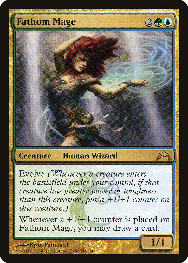 Fathom Mage (GTC-162) - Gatecrash - Premium MTG Single from Wizards of the Coast - Just $0.08! Shop now at Game Crave Tournament Store
