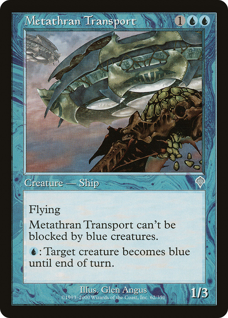 Metathran Transport (INV-062) - Invasion Foil - Premium MTG Single from Wizards of the Coast - Just $0.63! Shop now at Game Crave Tournament Store