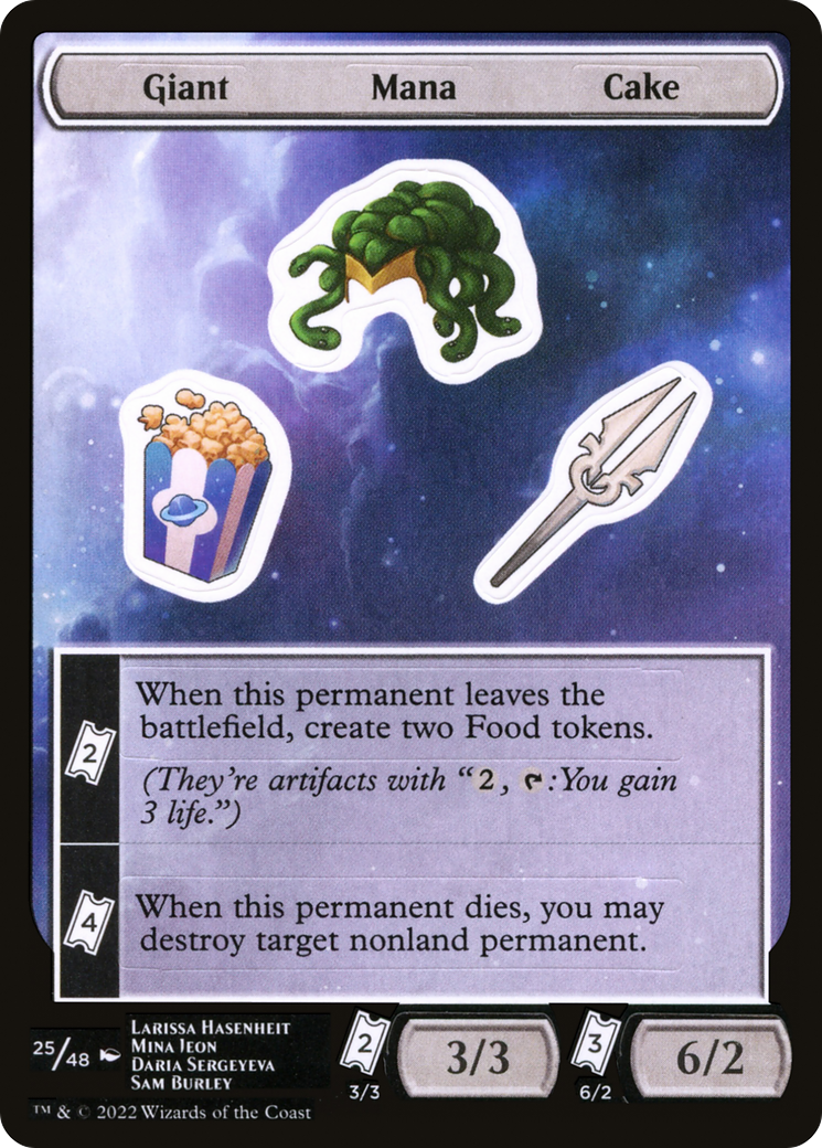 Giant Mana Cake (SUNF-025) - Unfinity Sticker Sheets - Premium MTG Single from Wizards of the Coast - Just $0.08! Shop now at Game Crave Tournament Store