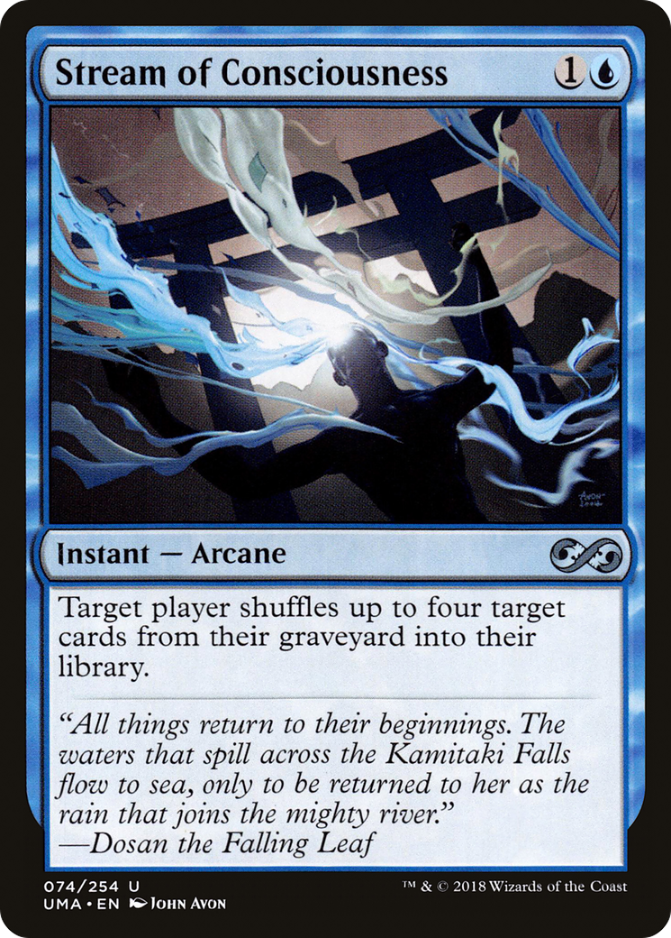 Stream of Consciousness (UMA-074) - Ultimate Masters - Premium MTG Single from Wizards of the Coast - Just $0.08! Shop now at Game Crave Tournament Store