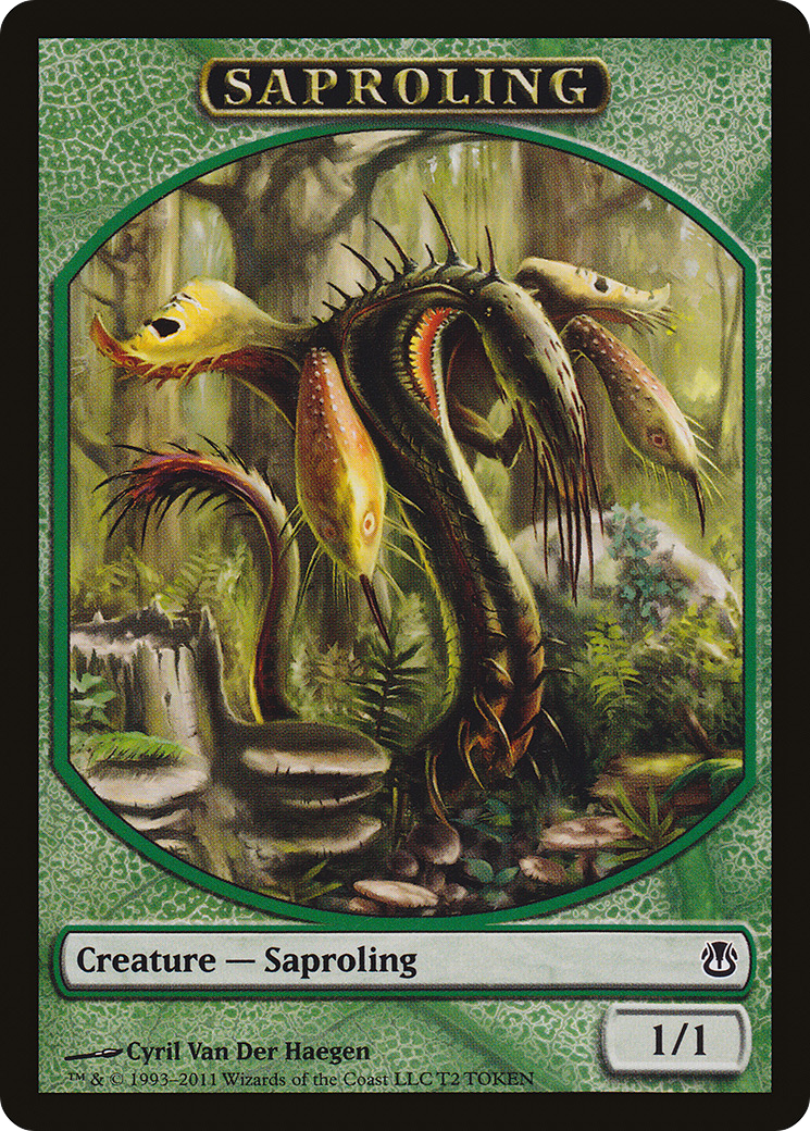 Saproling (TDDH-002) - Duel Decks: Ajani vs. Nicol Bolas Tokens - Premium MTG Single from Wizards of the Coast - Just $0.37! Shop now at Game Crave Tournament Store