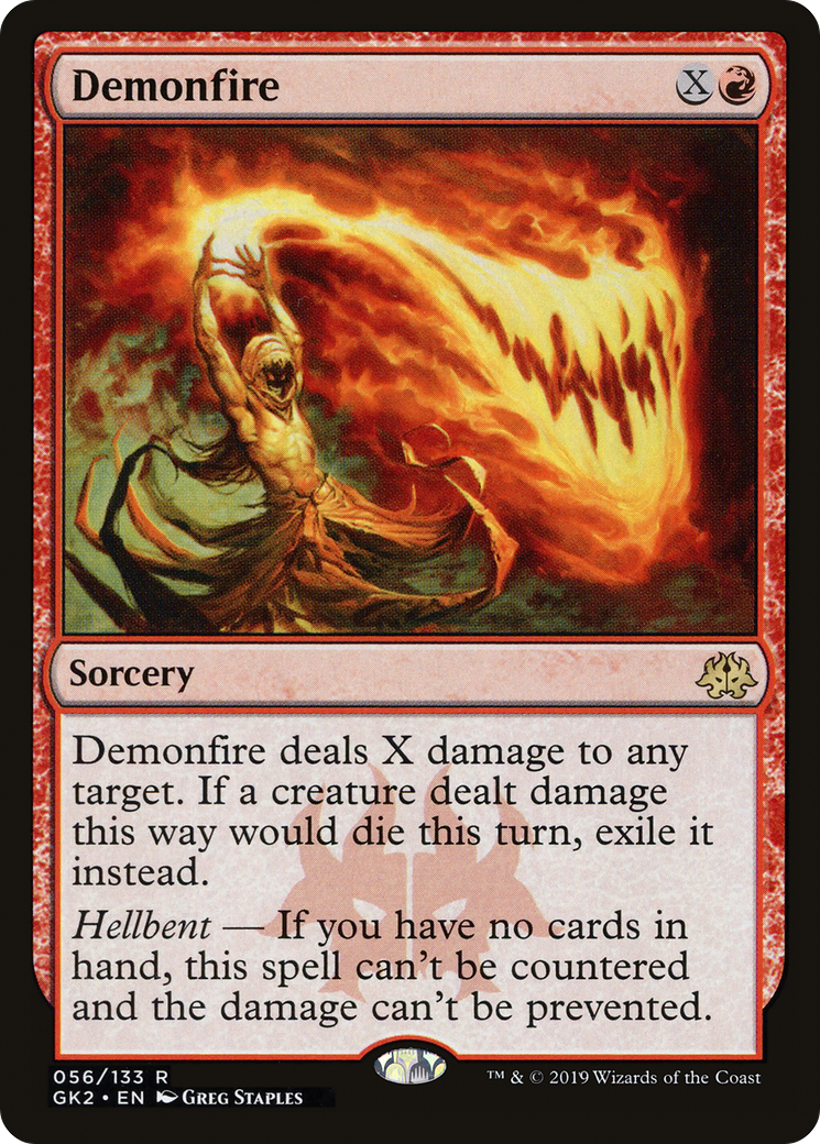 Demonfire (GK2-056) - RNA Guild Kit - Premium MTG Single from Wizards of the Coast - Just $0.26! Shop now at Game Crave Tournament Store