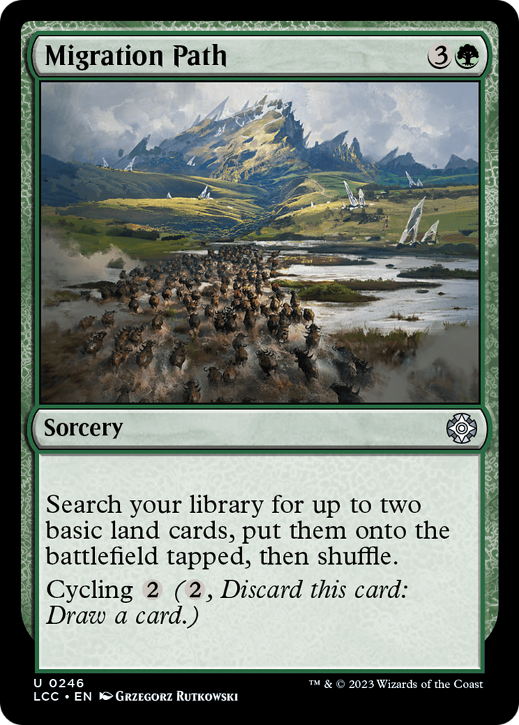 Migration Path (LCC-246) - The Lost Caverns of Ixalan Commander - Premium MTG Single from Wizards of the Coast - Just $0.08! Shop now at Game Crave Tournament Store