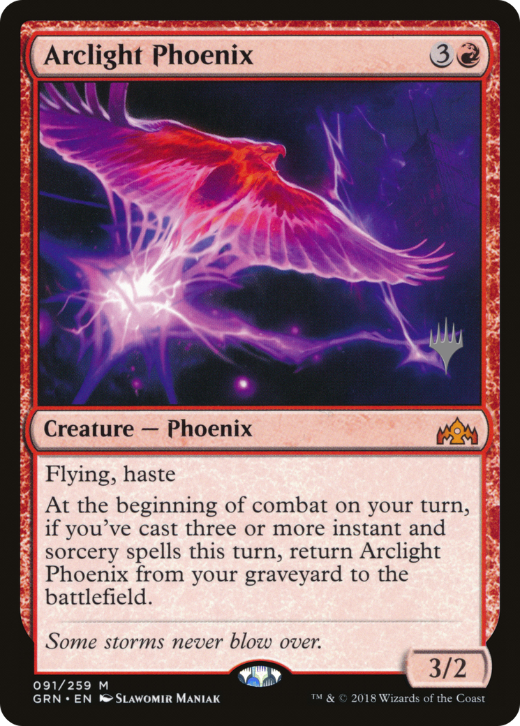 Arclight Phoenix (PGRN-91P) - Guilds of Ravnica Promos Foil - Premium MTG Single from Wizards of the Coast - Just $1.24! Shop now at Game Crave Tournament Store