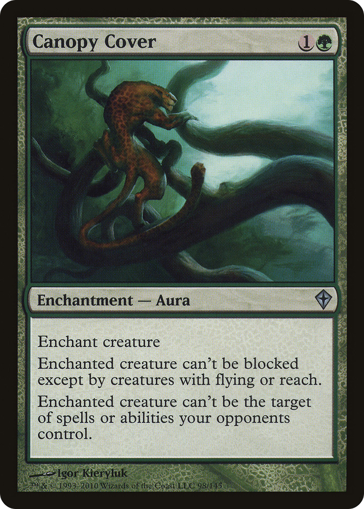 Canopy Cover (WWK-098) - Worldwake Foil - Premium MTG Single from Wizards of the Coast - Just $6.41! Shop now at Game Crave Tournament Store