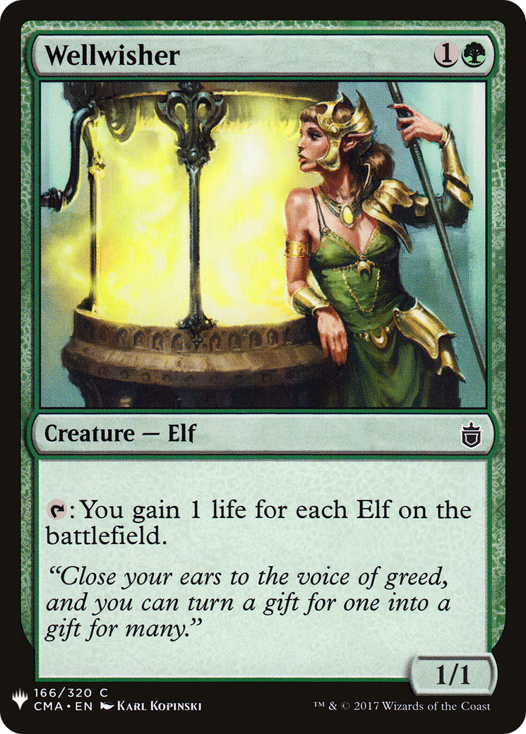 Wellwisher (MB1-1370) - Mystery Booster - Premium MTG Single from Wizards of the Coast - Just $0.48! Shop now at Game Crave Tournament Store