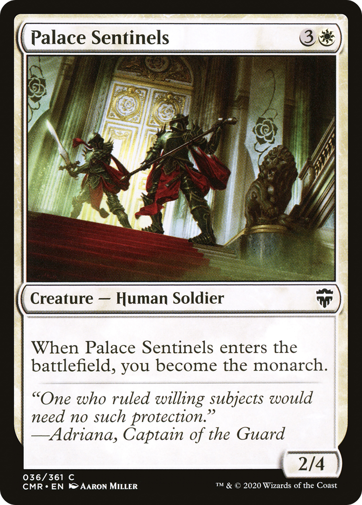 Palace Sentinels (CMR-036) - Commander Legends - Premium MTG Single from Wizards of the Coast - Just $0.08! Shop now at Game Crave Tournament Store