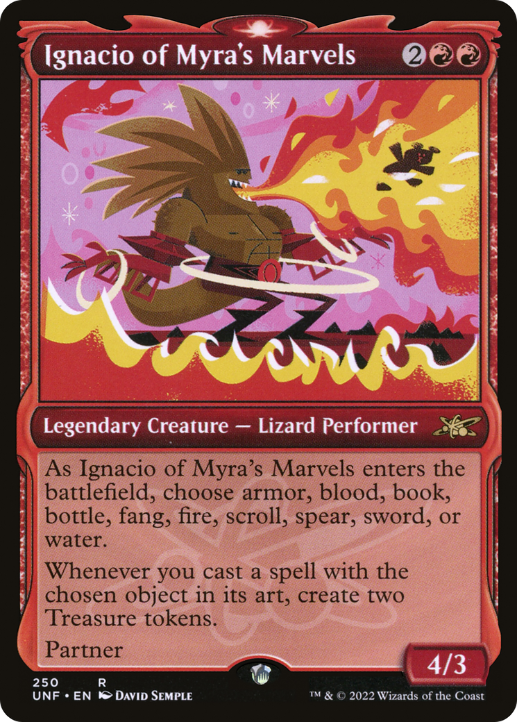 Ignacio of Myra's Marvels (UNF-250) - Unfinity: (Showcase) - Premium MTG Single from Wizards of the Coast - Just $0.08! Shop now at Game Crave Tournament Store