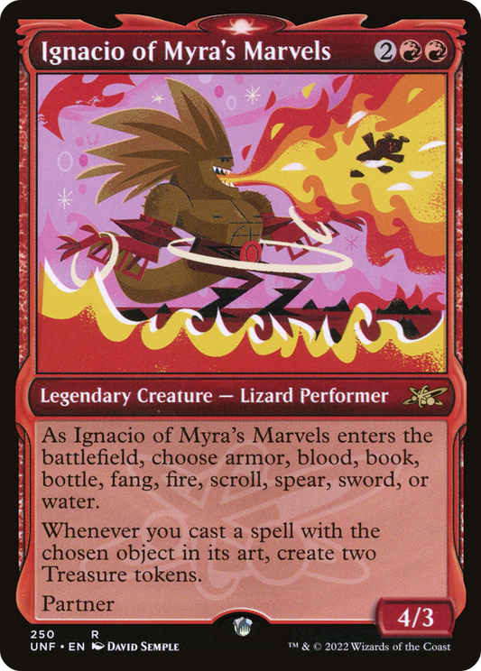 Ignacio of Myra's Marvels (UNF-250) - Unfinity: (Showcase) - Premium MTG Single from Wizards of the Coast - Just $0.08! Shop now at Game Crave Tournament Store