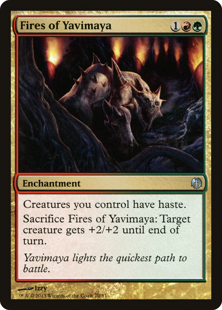 Fires of Yavimaya (DDL-070) - Duel Decks: Heroes vs. Monsters - Premium MTG Single from Wizards of the Coast - Just $0.15! Shop now at Game Crave Tournament Store