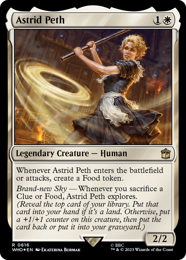 Astrid Peth (WHO-616) - Doctor Who Foil - Premium MTG Single from Wizards of the Coast - Just $3.65! Shop now at Game Crave Tournament Store