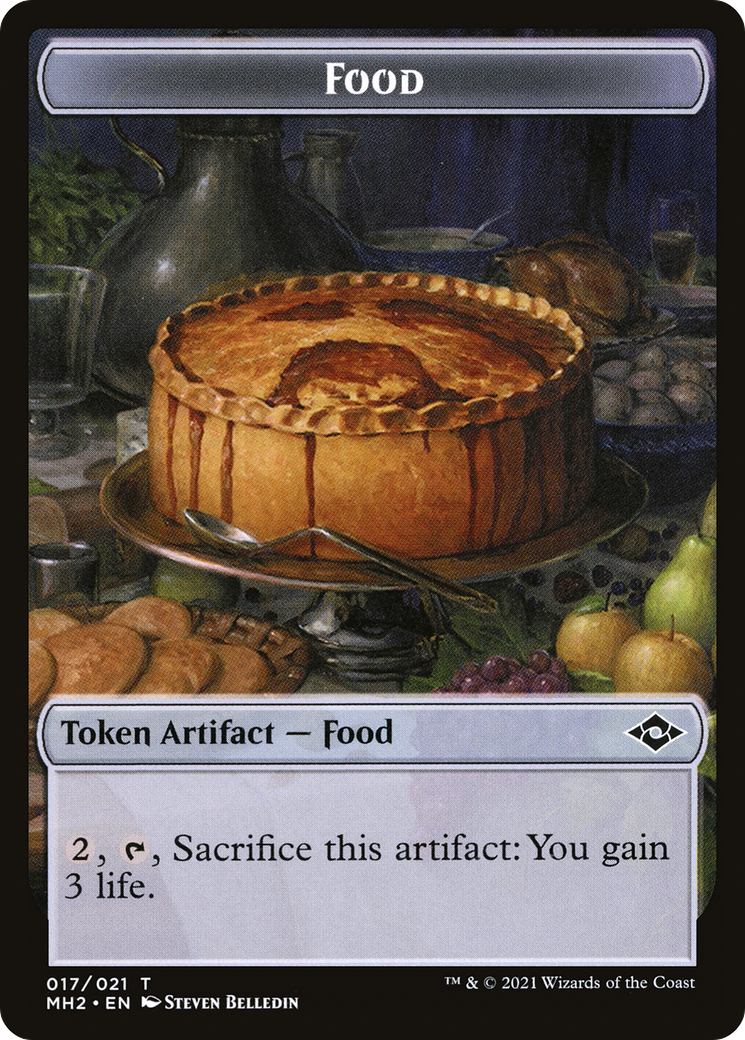 Food (TMH2-017) - Modern Horizons 2 Tokens Foil - Premium MTG Single from Wizards of the Coast - Just $0! Shop now at Game Crave Tournament Store