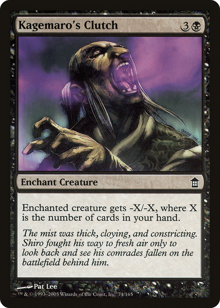 Kagemaro's Clutch (SOK-074) - Saviors of Kamigawa Foil - Premium MTG Single from Wizards of the Coast - Just $0.08! Shop now at Game Crave Tournament Store