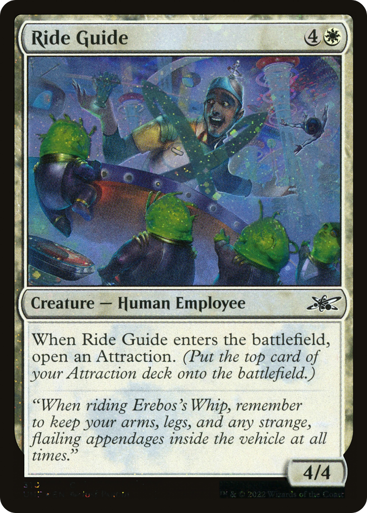 Ride Guide (UNF-310) - Unfinity Foil - Premium MTG Single from Wizards of the Coast - Just $0.08! Shop now at Game Crave Tournament Store