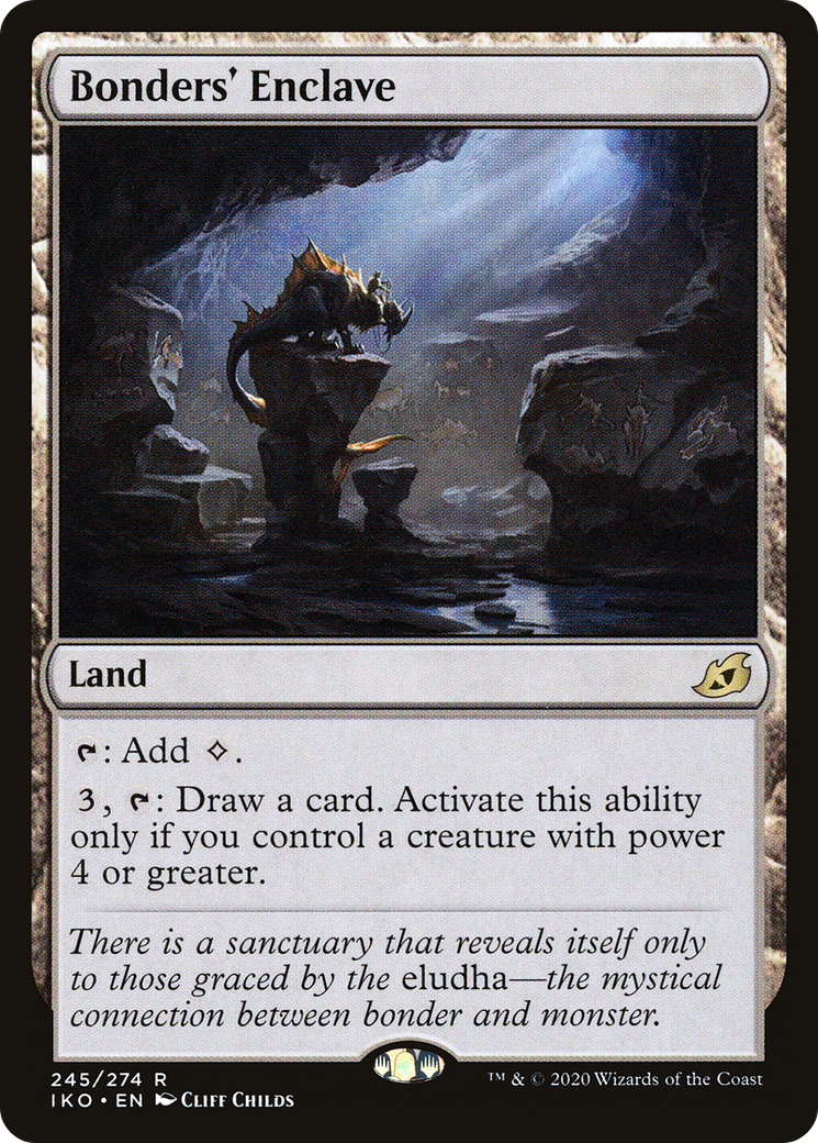 Bonders' Enclave (IKO-245) - Ikoria: Lair of Behemoths - Premium MTG Single from Wizards of the Coast - Just $0.37! Shop now at Game Crave Tournament Store