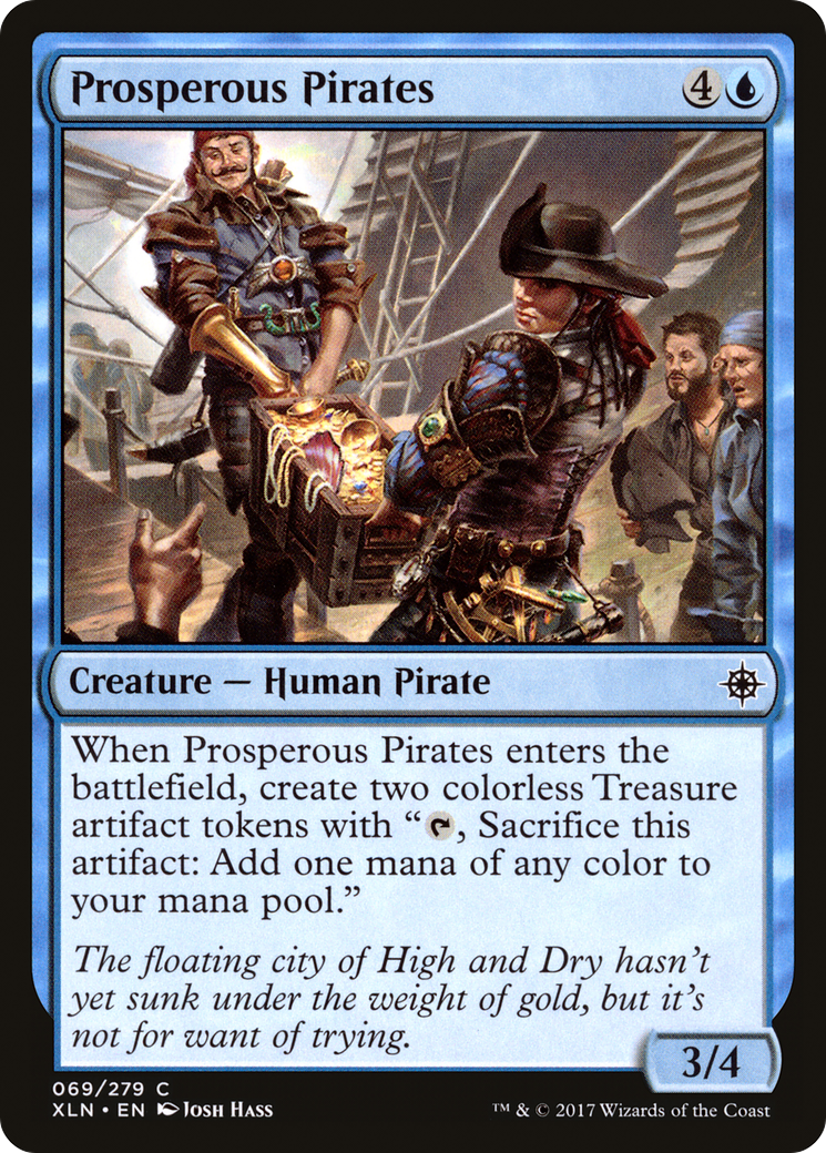 Prosperous Pirates (XLN-069) - Ixalan Foil - Premium MTG Single from Wizards of the Coast - Just $0.12! Shop now at Game Crave Tournament Store