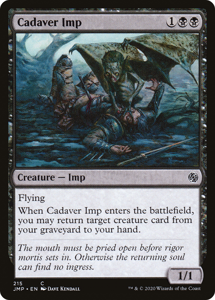 Cadaver Imp (JMP-215) - Jumpstart - Premium MTG Single from Wizards of the Coast - Just $0.10! Shop now at Game Crave Tournament Store