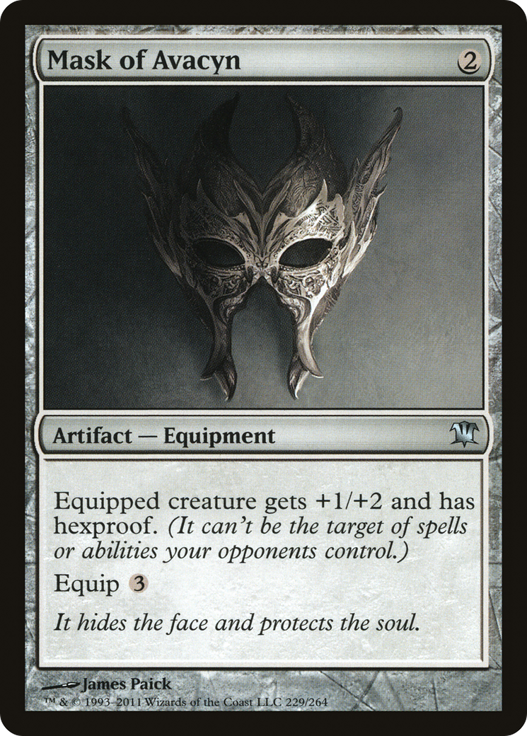 Mask of Avacyn (ISD-229) - Innistrad - Premium MTG Single from Wizards of the Coast - Just $0.16! Shop now at Game Crave Tournament Store