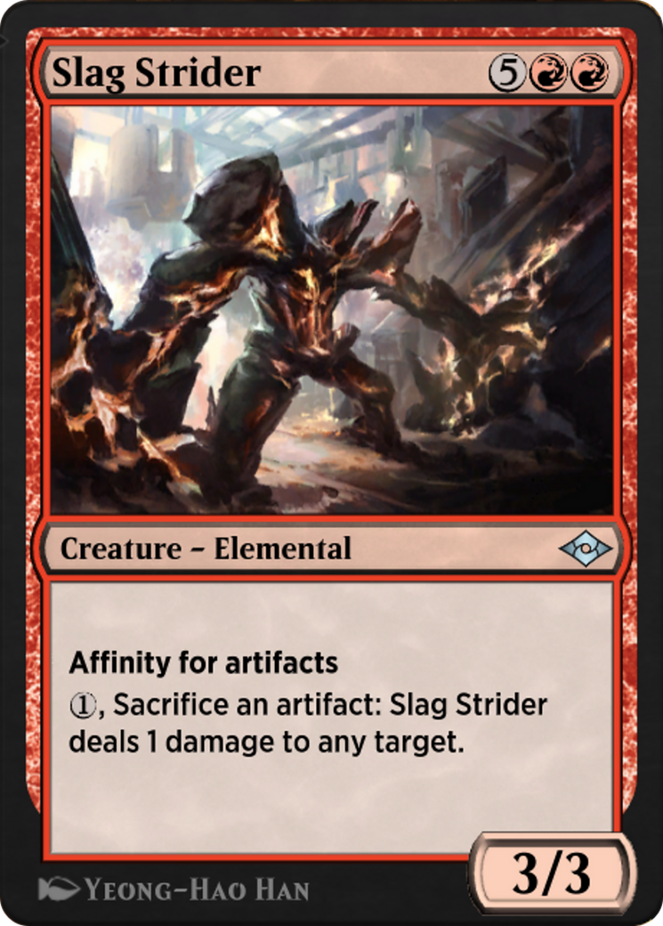 Slag Strider (J21-514) - Jumpstart: Historic Horizons - Premium MTG Single from Wizards of the Coast - Just $0! Shop now at Game Crave Tournament Store