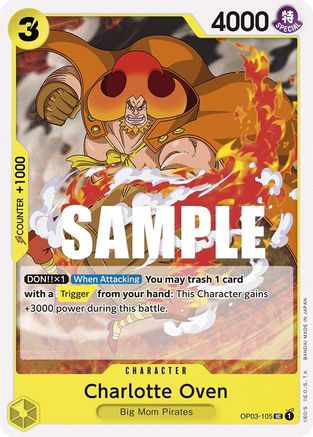 Charlotte Oven (OP03-105) - Pillars of Strength - Premium One Piece Single from Bandai - Just $0.08! Shop now at Game Crave Tournament Store