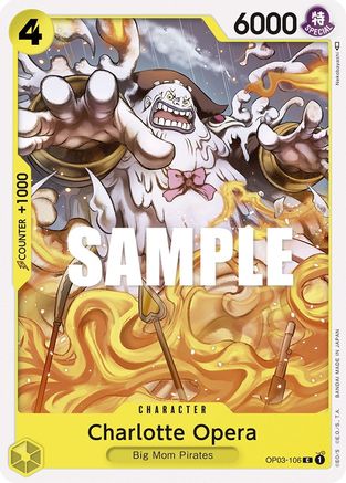 Charlotte Opera (OP03-106) - Pillars of Strength - Premium One Piece Single from Bandai - Just $0.25! Shop now at Game Crave Tournament Store