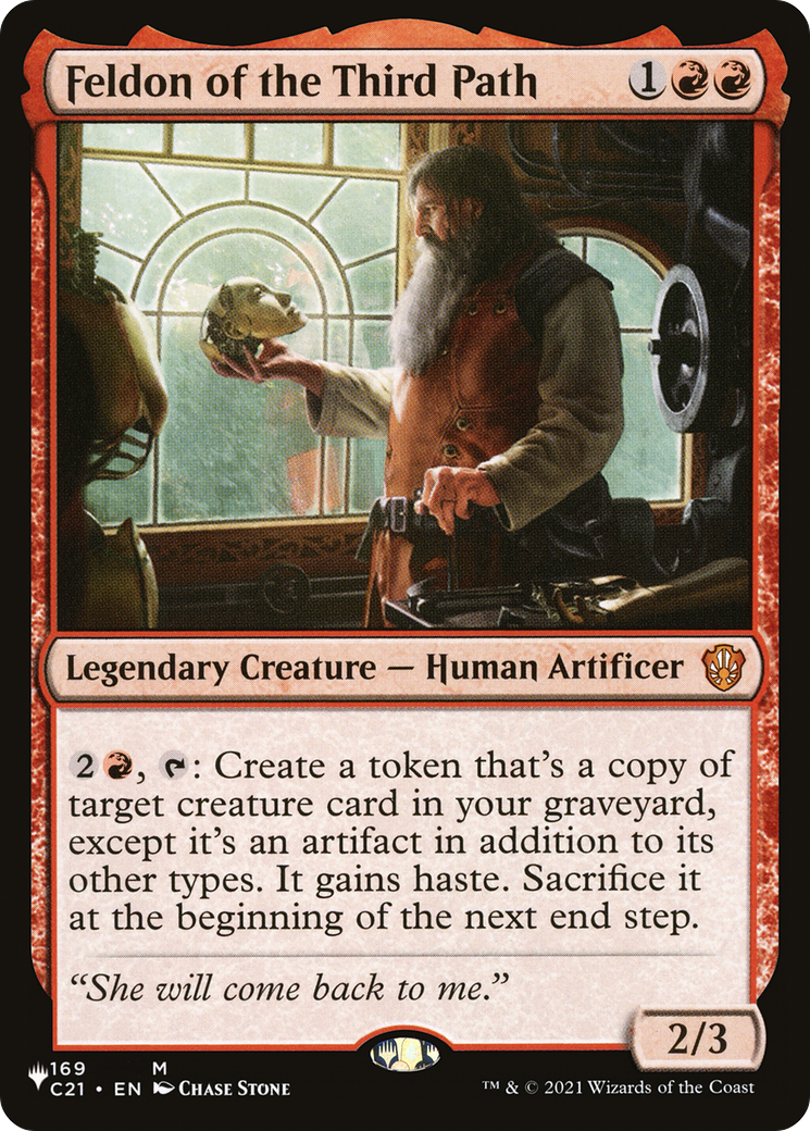 Feldon of the Third Path (PLIST-919) - The List - Premium MTG Single from Wizards of the Coast - Just $0.49! Shop now at Game Crave Tournament Store