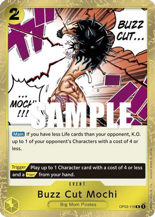 Buzz Cut Mochi (OP03-119) - Pillars of Strength Foil - Premium One Piece Single from Bandai - Just $0.08! Shop now at Game Crave Tournament Store