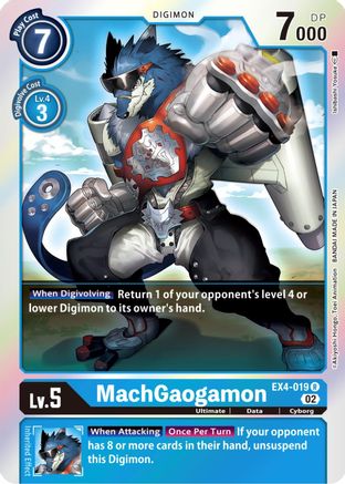 MachGaogamon (EX4-019) - Alternative Being Booster Foil - Premium Digimon Single from Bandai - Just $0.25! Shop now at Game Crave Tournament Store