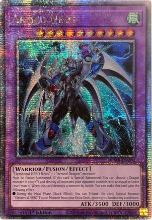 Armed Neos (Quarter Century Secret Rare) (BLMR-EN002) - Battles of Legend: Monstrous Revenge 1st Edition - Premium Yugioh Single from Konami - Just $16.10! Shop now at Game Crave Tournament Store
