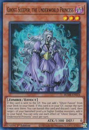 Ghost Sleeper, the Underworld Princess (BLMR-EN024) - Battles of Legend: Monstrous Revenge 1st Edition - Premium Yugioh Single from Konami - Just $0.25! Shop now at Game Crave Tournament Store