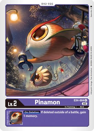 Pinamon (EX4-004) - Alternative Being Booster - Premium Digimon Single from Bandai - Just $0.25! Shop now at Game Crave Tournament Store